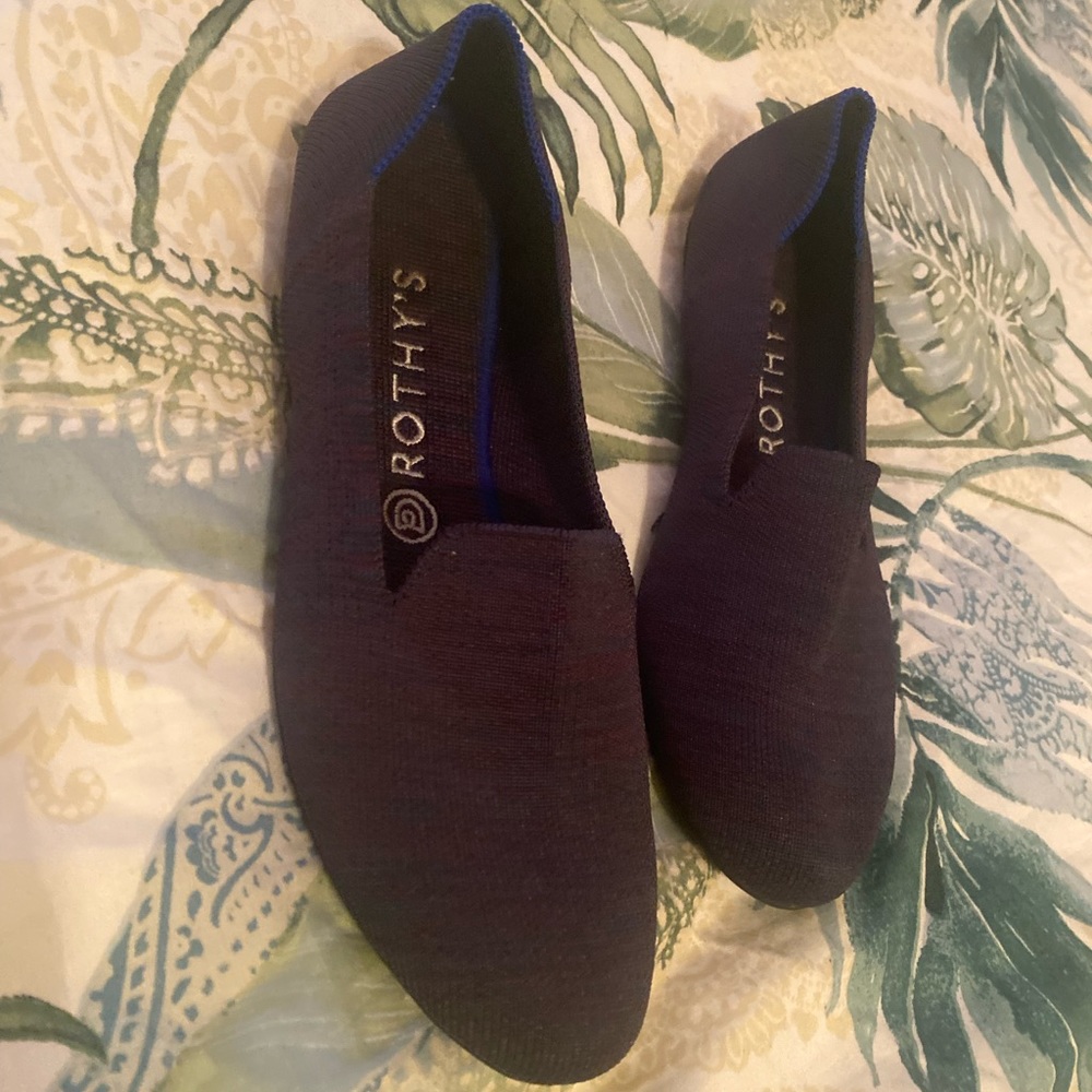 Rothys classic navy blue
